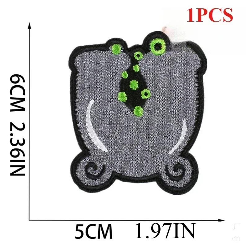 Halloween Theme Wind Embroidery Cloth Sticker 26 English Letter Patch Sticker Cartoon Ghost Pumpkin Letter Wholesale