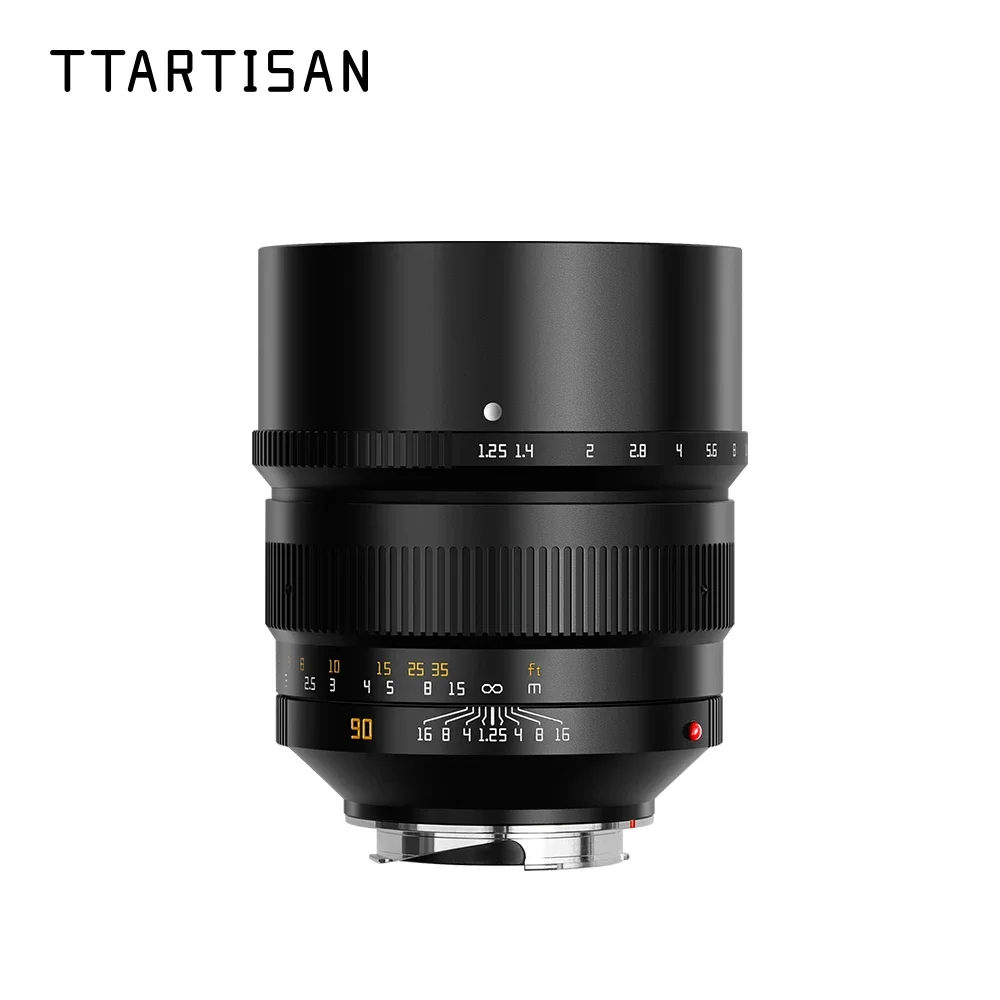 

TTArtisan 90mm F1.25 Full Frame Lens for Leica M-Mount Cameras Like Leica M-M M240 M3 M6 M7 M8 M9 M9p M10 Lenses Accessories