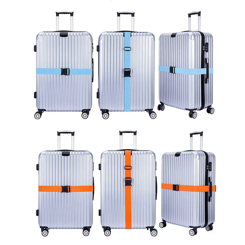 Adjustable Luggage Strap Travel Accessories Suitcase Supplies Fixed Belt 1 Pieces Packing Straps 18-32 Inch Suitcase Seat Belts