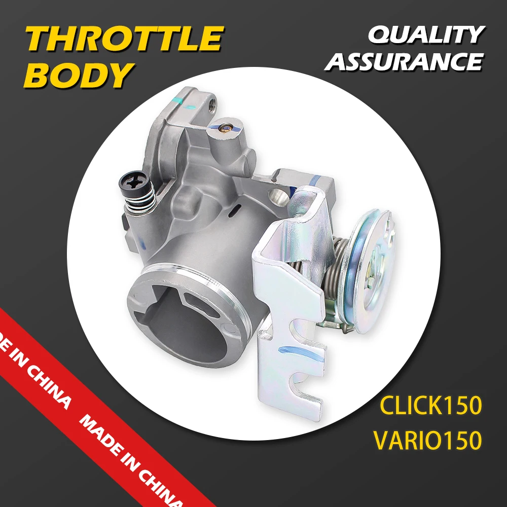 Racing Throttle Body 26-34mm for Honda Vario150 FI Click150i OEM 16400-K59-A71 Intake Upgrade