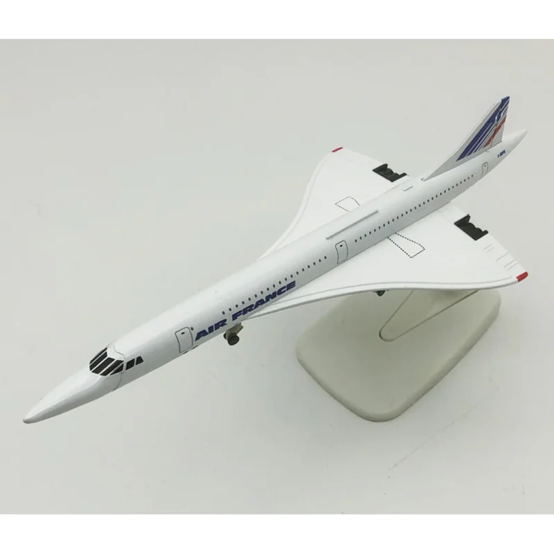 

20 см статическая модель самолета Concorde из сплава из Франции, Великобритании, Соединенных Штатов и Сингапура