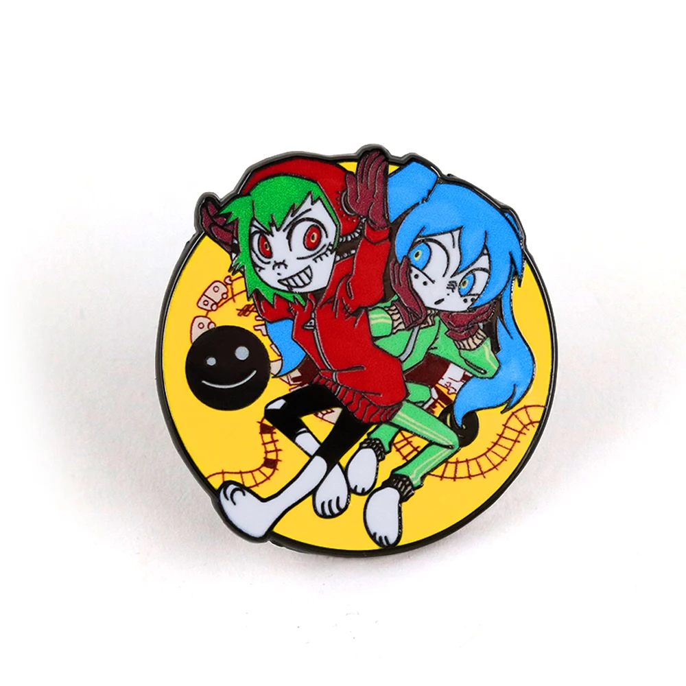 Band-Album-MV-Thema Emaille-Pins mit den Figuren Gumi und der Sängerin, Broschen für Rucksäcke, Hüte, Abzeichen, Accessoires, Fan-Geschenke – Detail 7