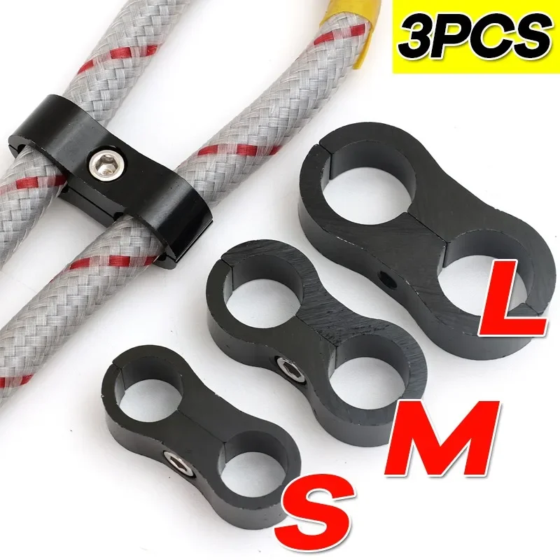 Aluminum Auto Oil Line Clamp AN6 AN8 AN10 Billet Oil Fuel Water Line Separator Divider Clamp Aluminum Line Separator Kit