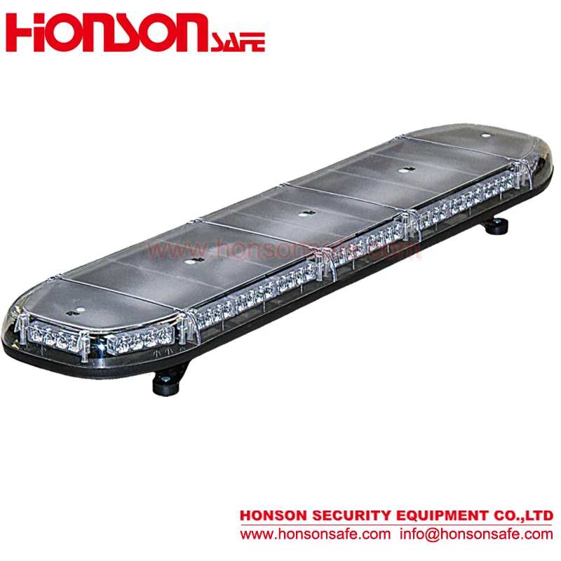 Tuck Car Vehicle Roof Amber Blue Red Transparent Dome Warning Flashing LED Emergency Light bar