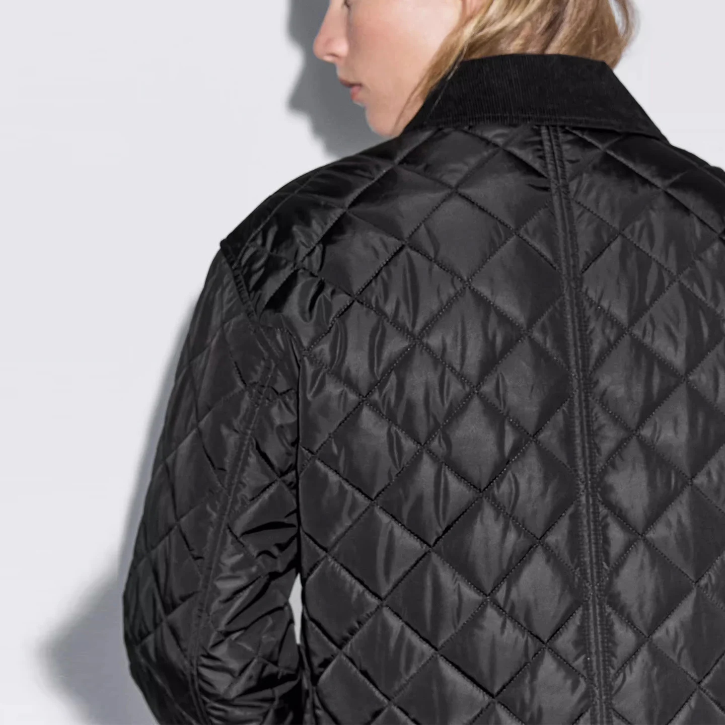 Chaleco Jaet de algodón para mujer, ropa de otoño, cuello de pana a cuadros, longitud ortopé, cierre de un solo botón, Color puro, novedad de 2025