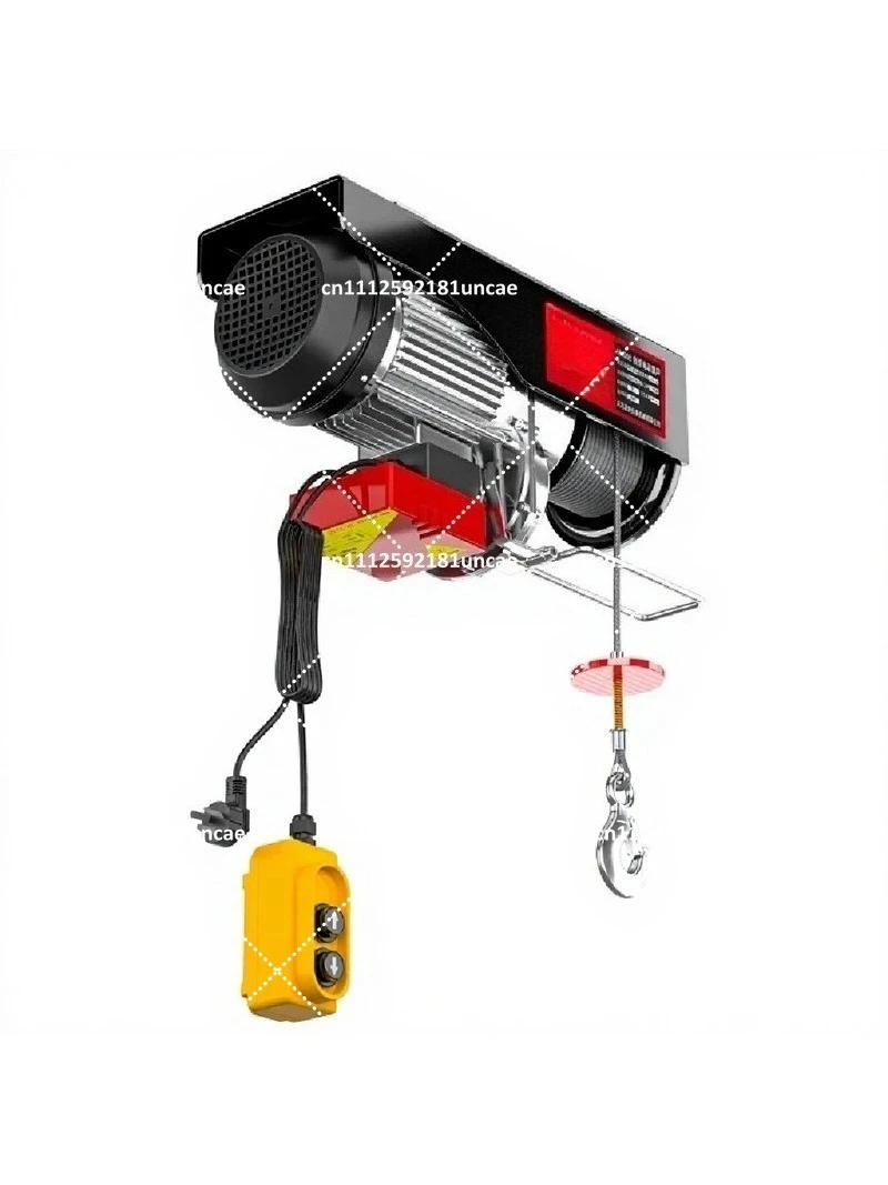 Mini Electric Hoist Wireless Remote Control Crane Portable Lifting Tool