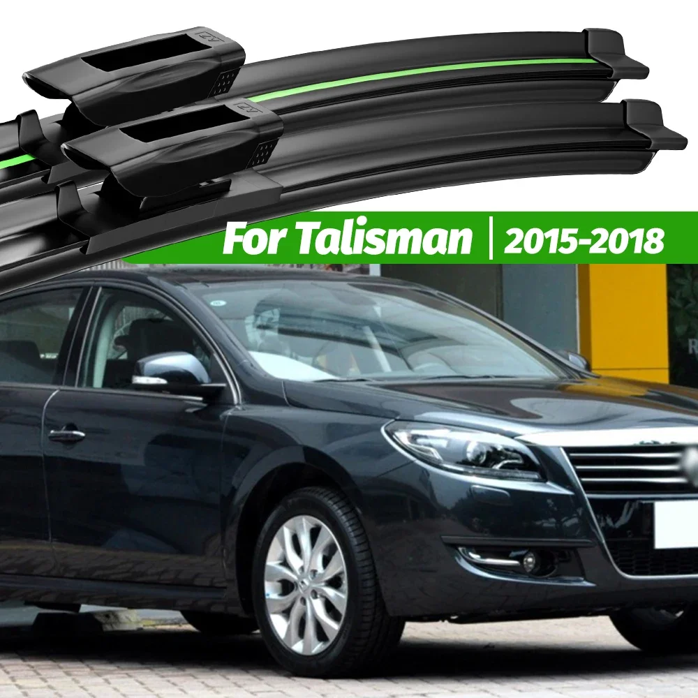 

For Renault Talisman 2015-2018 2pcs Front Windshield Wiper Blades 2016 2017 Windscreen Window Accessories