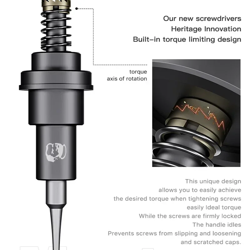 MECHANIC Mortar Plus Torque Screwdriver High Precision Screwdriver for IPhone/Android Phone Disassembly Limited Torque Tools