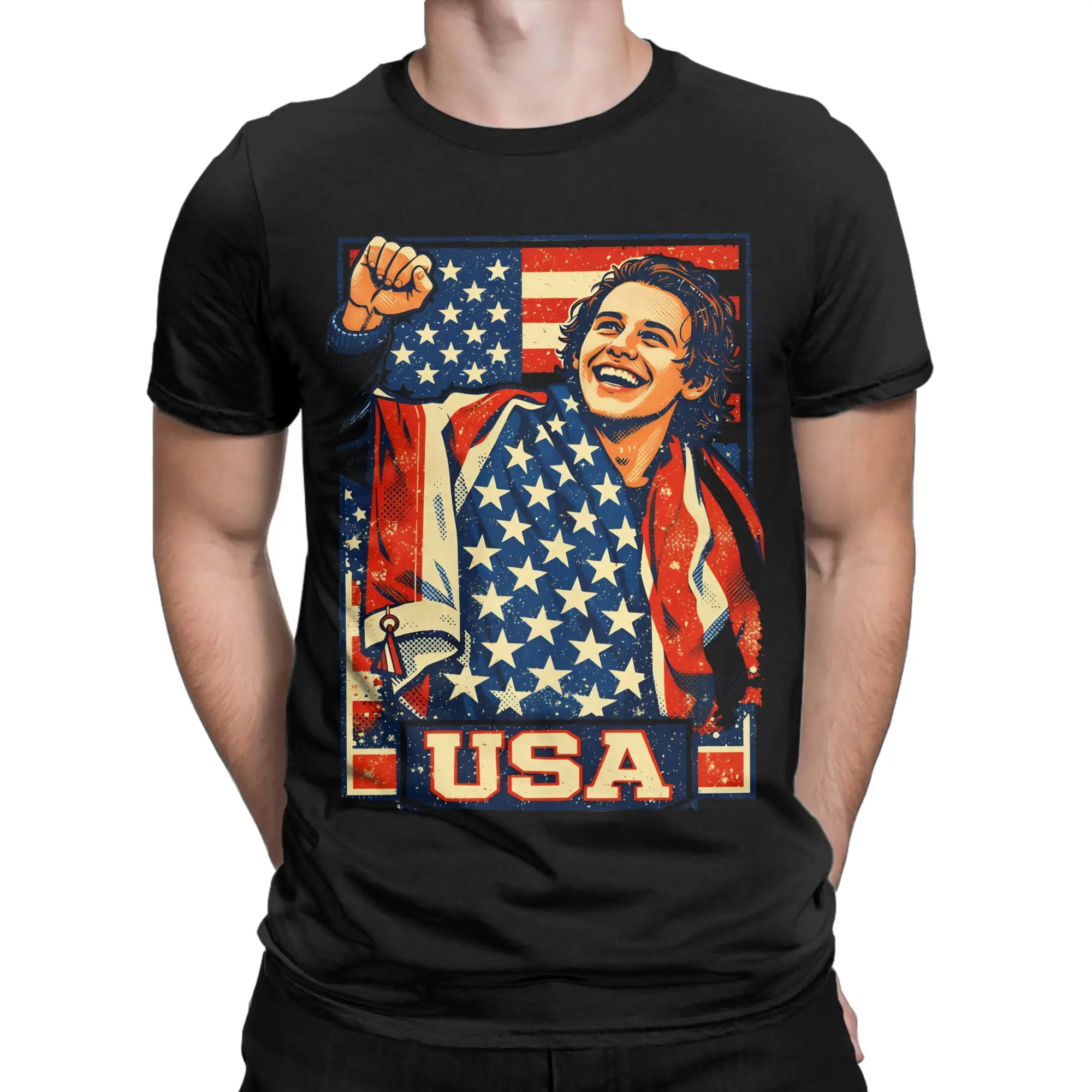Jack Hughes T-Shirt Summer  Vintage T-Shirts Cotton Fashion Tee Shirt For Adult Short Sleeves Pattern Tops