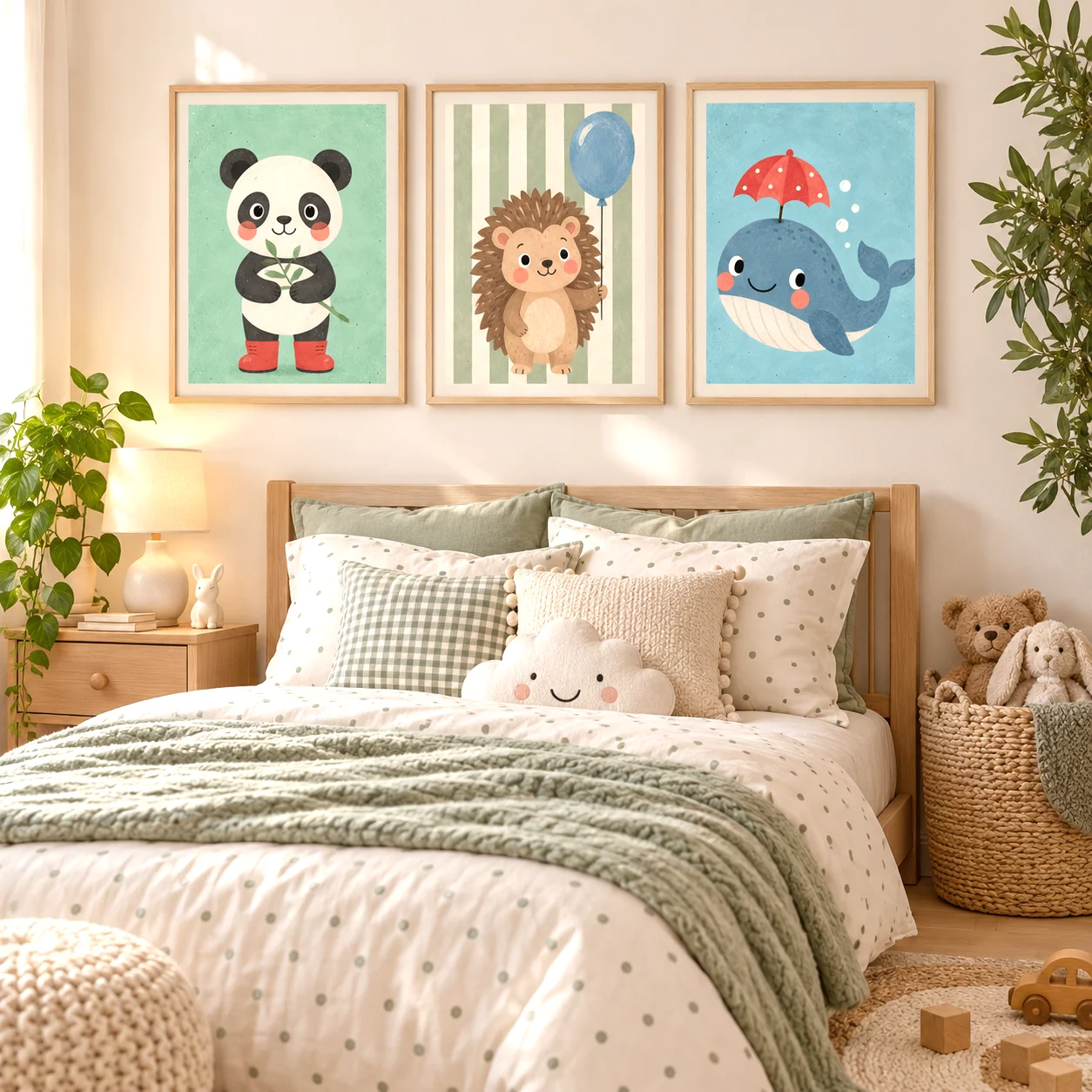 Quadri da parete a tema animal - Baby Nursery Neutral recensione e prezzo