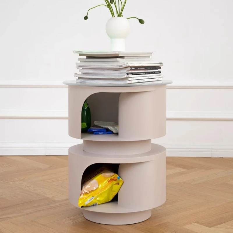Tall Nature Nightstands Organizer Purple Princess Cute Librero Bedside Table Smart Round Bauhaus Szafki Nocne Furniture Home