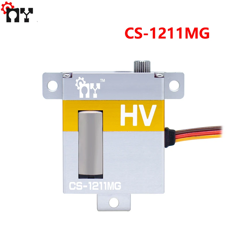 

OverShoot MY Servo CS-1211MG 7,4 В 11 кг/DS-0211MG 6,0 В 8,0 кг Титановые шестерни Бессердечный стандартный цифровой сервопривод Вертолет Радиоуправляемые детали