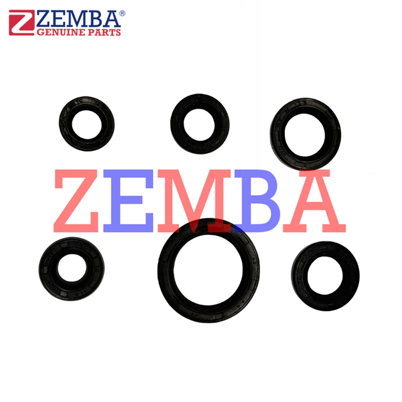 OIL SEAL SET 6PCS/SET FOR C50 C90 C100 C110 ATV110 WAVE110S 30*42*4.5 18.9*30*5 17*29*5 13.7*24*5 11.6*24*10 12*21*4