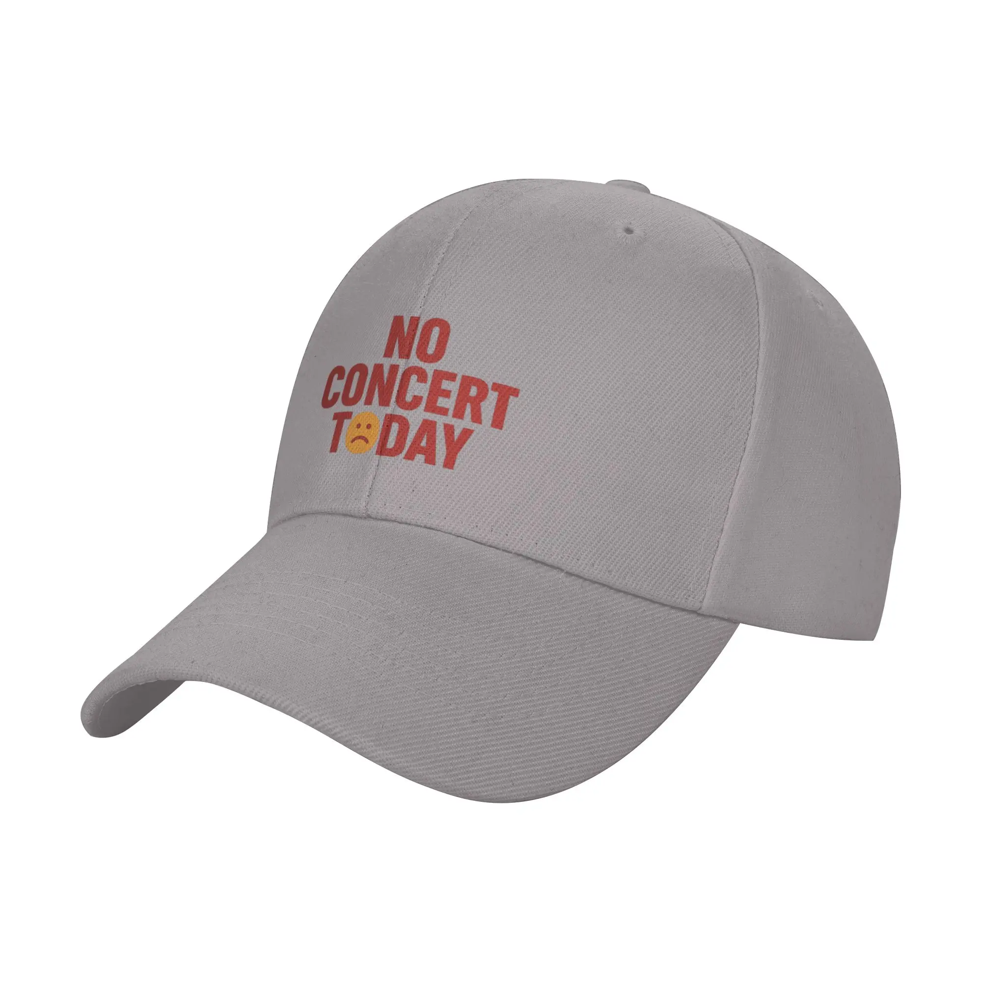 Hot Sale No Concert Today Live Music Concert Lovers Baseball Cap  Sweat Wicking Luxury Cap  Carnival Luxury Cap