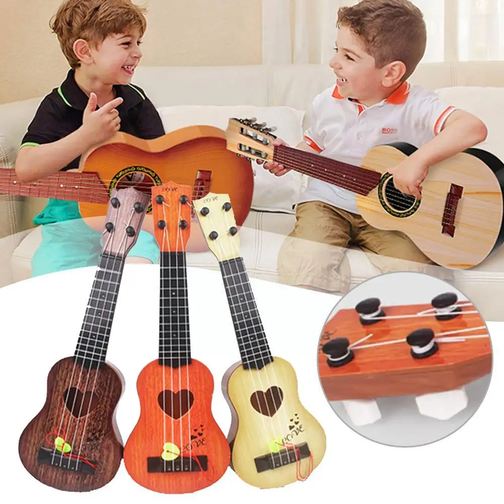 4 String Mini Guitarra Musical Gifts Musical Instruments Early Education Toys For Beginners Kids Children Toys I8H6