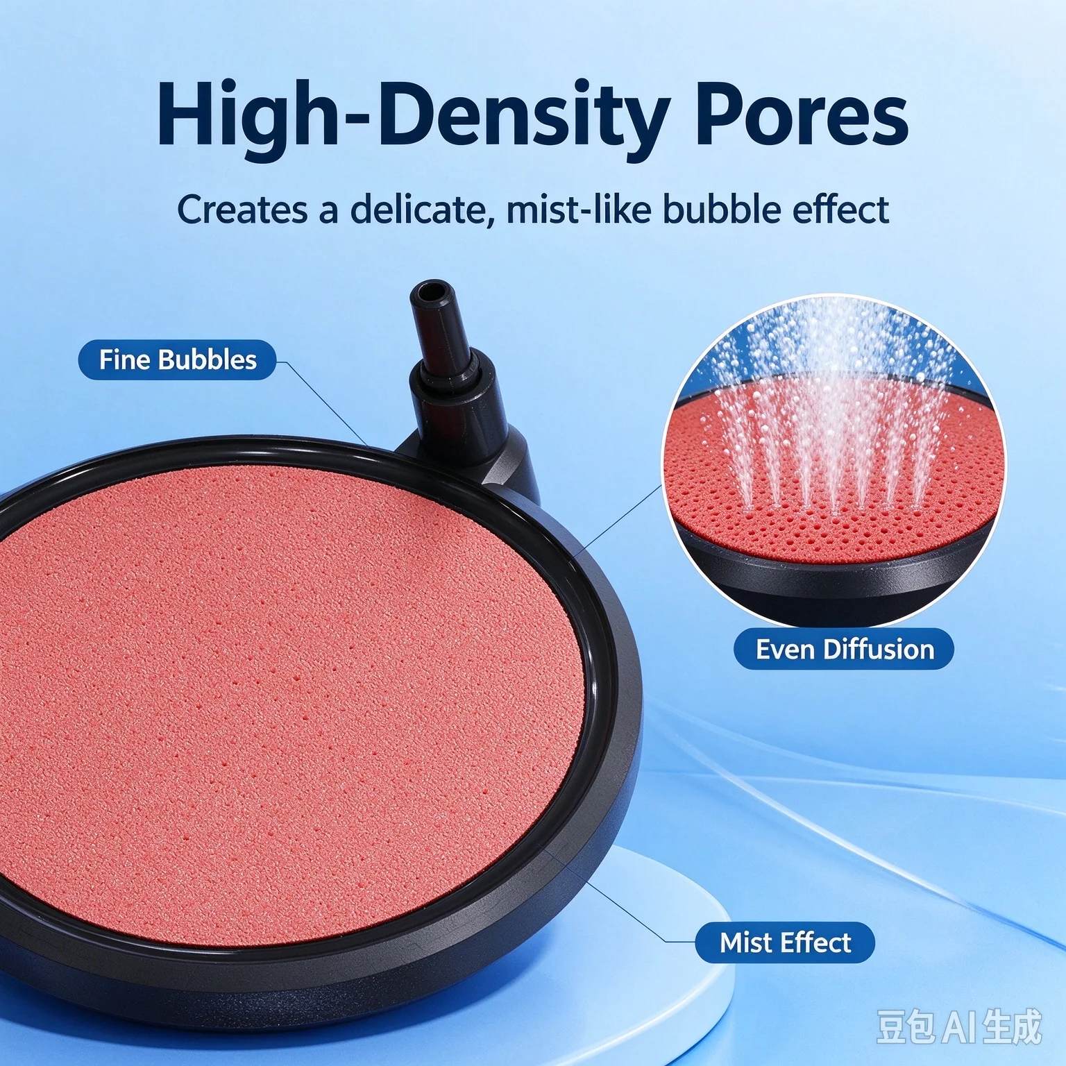 Sessiz Nano Hava Taşı Diski, A - Air Diffuser Disc Bubble Aeration Pond incelemesi ve fiyatı