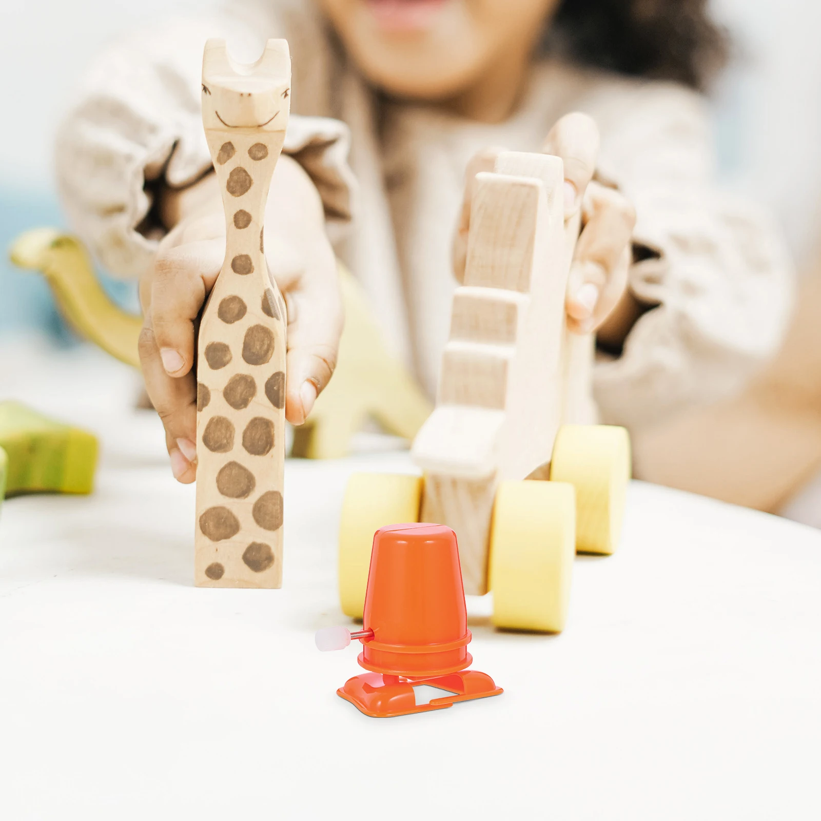 6 stuks Walk Movement Uurwerkmechanisme voor DIY Wind Up Robot Mini Uurwerk Reparatie Onderdelen Clay Craft Accessoires