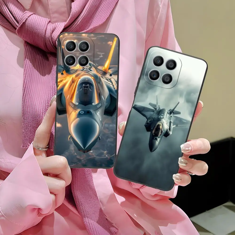 

Чехол для мобильного телефона AirForce Plane для Honor 90 80 70 60 50 30 20 10 9 8 7 Pro S SE Lite 5G с цветным принтом, красивая роскошь