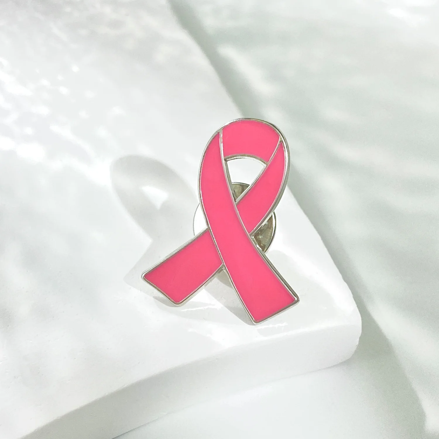 الوردي الشريط سرطان الثدي المينا بروش دبوس أحمر أخضر أصفر أرجواني أبيض أزرق أسود برتقالي رمادي الوعي شارة دبابيس