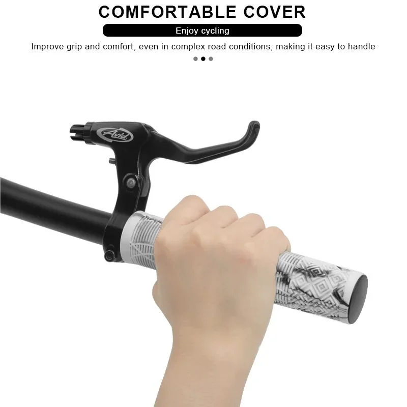 165 mm Fahrradgriffe für 22,2 mm Roller BMX MTB Lenkerverlängerung rutschfeste weiche Gummi-Fahrradlenkerabdeckung – Detail 7