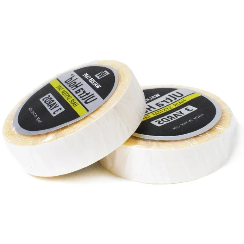 3yard//36yars Ultra Hold Hair System Tape Double Sided Adhesive Tape For Hair Extension Toupee Wig White Tape Strong Hold