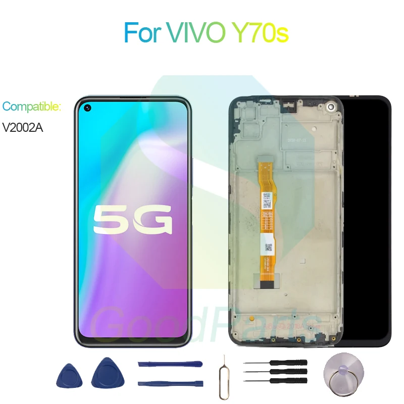 

For VIVO Y70s LCD Display Touch Screen Digitizer Assembly Replacement 6.53" V2002A For VIVO Y70s Screen Display LCD