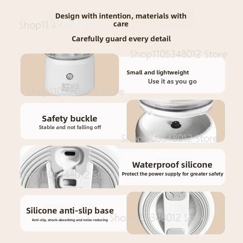 Compact Automatic Ultrasonic CleanerWatch Parts  Straps  and Screws Built-in Removable Oil Filter 360° Deep Cleaning