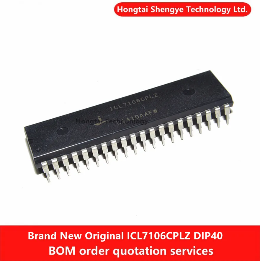 New Original ICL7106 ICL7106CPLZ 3.5-bit Analogue-to-digital Converter Chip Direct DIP-40