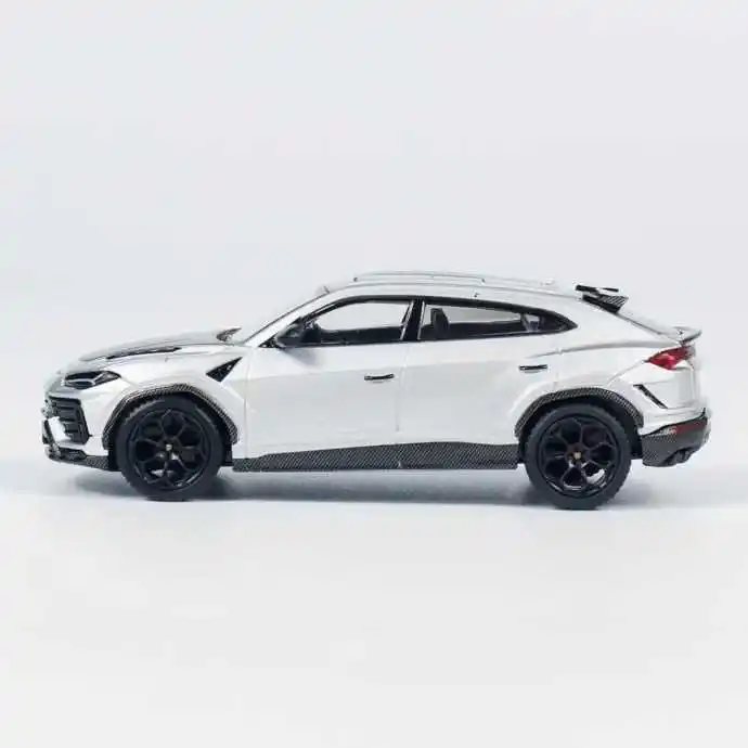 TSM miniGt 1/64 #747 urus Performante nimbus Silver Die-cast Alloy Car Model Collection