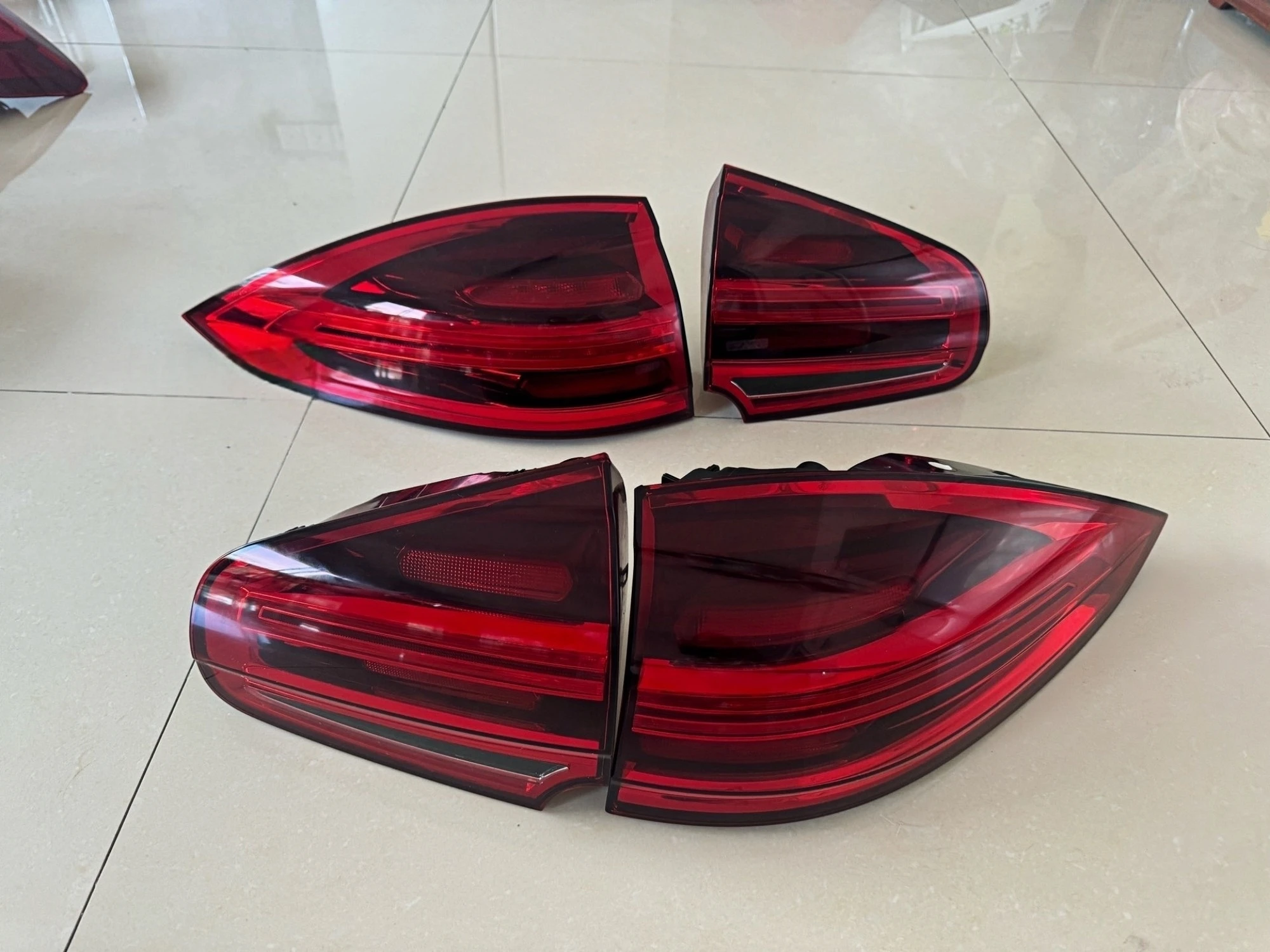 Fit For Porsche Cayenne Taillight 2015-2017 Cayenne 958.2 Rear lights Assembly Cayenne S 958 Turnlight Stoplight Plug And Play