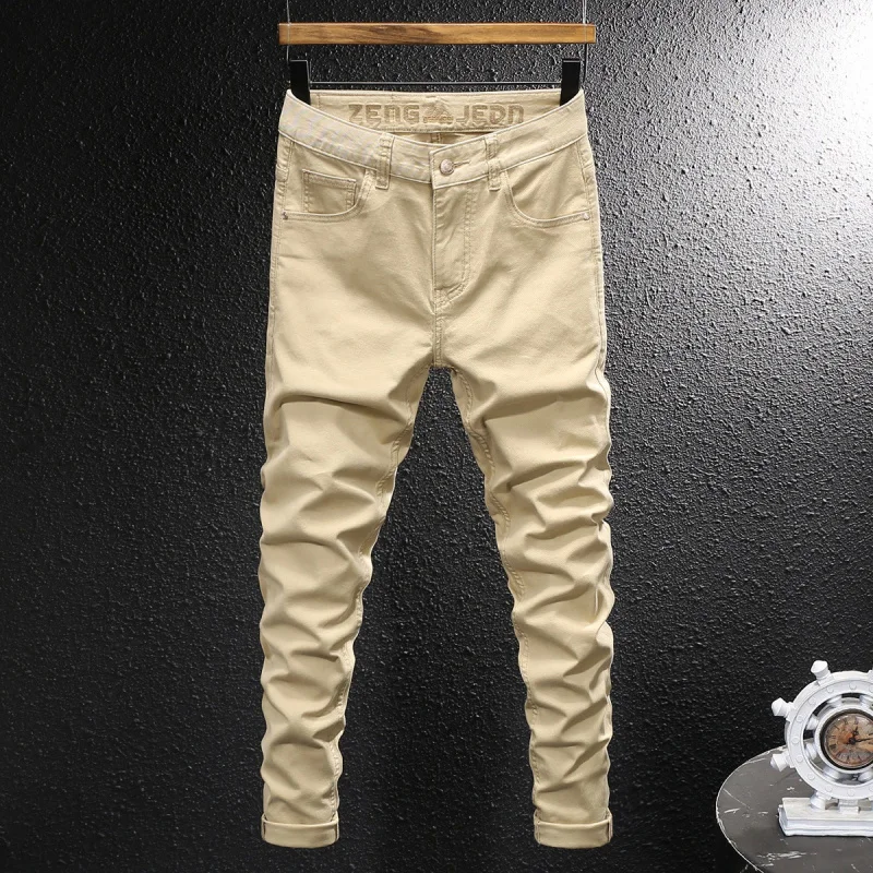 

Красивые 2025 летние новые модные повседневные брюки в гонском стиле мужские простые удобные корейские версии универсальные стираные