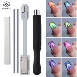 BORN PRETTY Big Strong Magnetic Nail Stick Cat Magnetic Nail Magnet For Nail Gel Polish 3D Line Strip Effect Double Head Pen