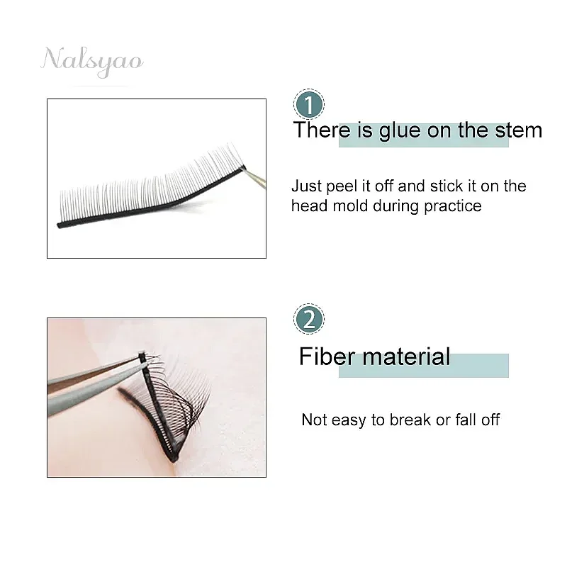 Wholesale Lash Mannequin Head Practice Kit with 5 Pairs Strip Lashes for Eyelash Extension Training Mannequin Head