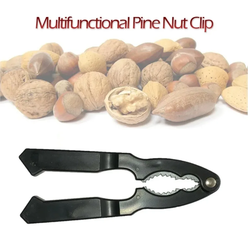 مقشر جوز محمول للوز والبقان ، كسارة البندق ، إكسسوارات المطبخ ، مدمجة وسهلة التخزين ، أدوات يدوية