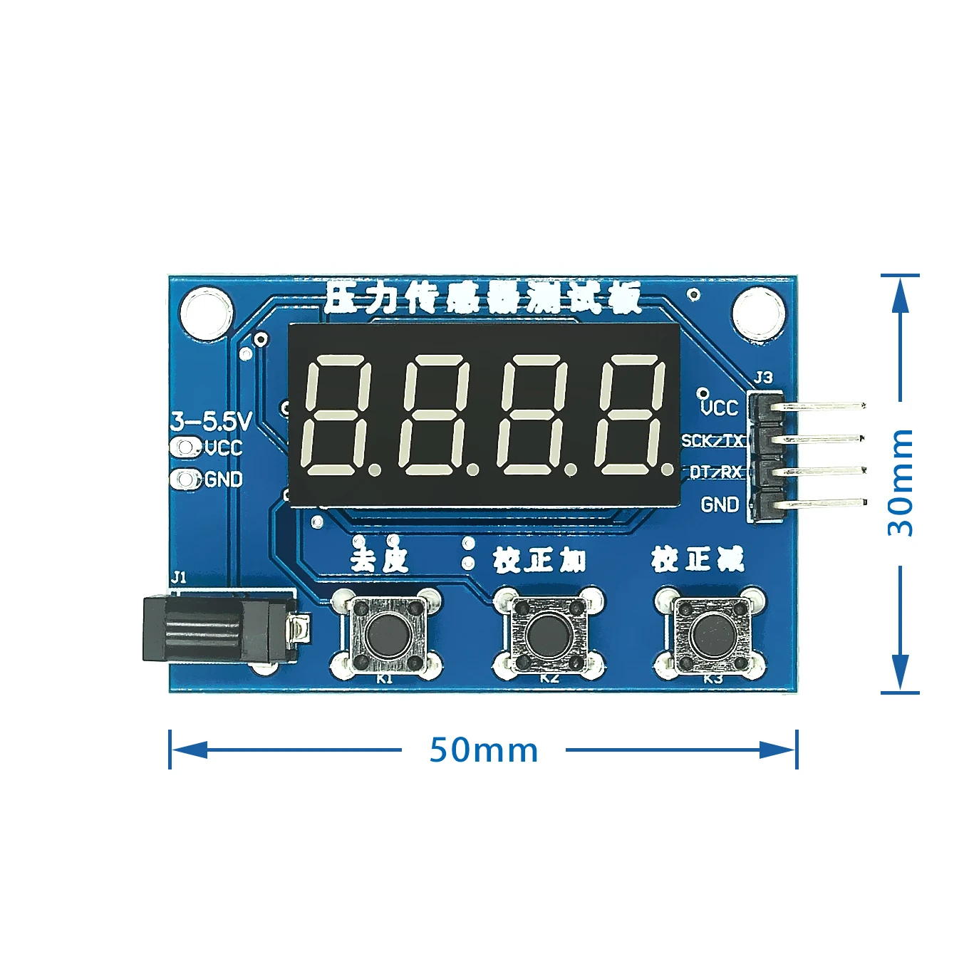 Cella di carico HX711 modulo AD sensore di peso Display digitale bilancia elettronica sensori di pressione di pesatura