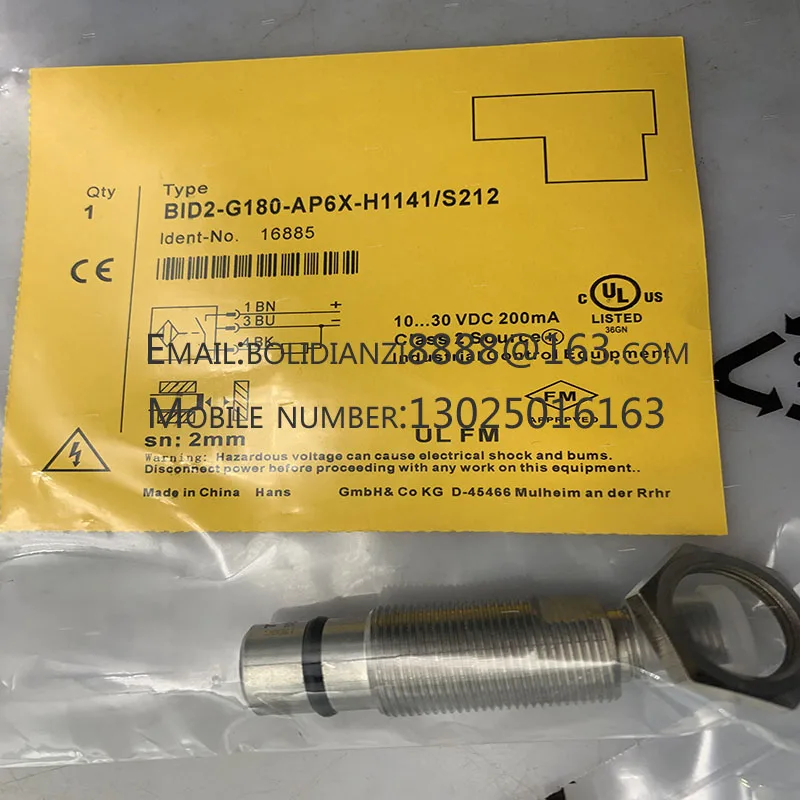 

The brand-new original sensor BID2-G180-AP6X-H1141/S212 warranty for one year in stock