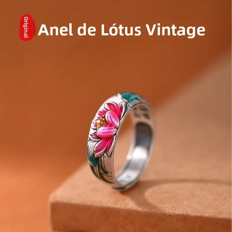 anel-aberto-sex-de-luxo-com-design-original-de-flor-de-lotus-esmaltada-estilo-Etnico-mata-e-moderno-com-avacao