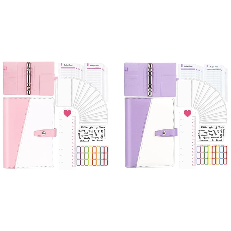 Budget Binder With Cash Envelopes,Cash Envelopes For Budgeting, Organizer For Cash, A6 Budget Binder For Saving Money