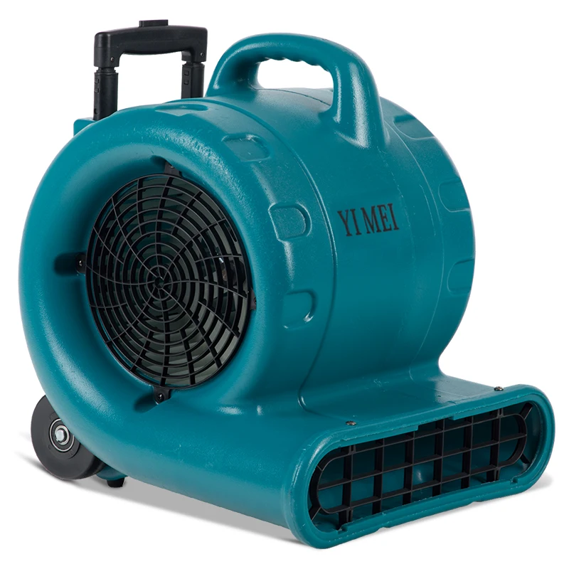 Secador comercial de três velocidades do assoalho do tapete, ventilador de ar da indústria comercial, equipamento de limpeza, verde, pequeno, armazém