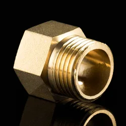 Brass Fitting F/M Metric To Imperial Thead Female to Male Thread Brass Pipe Connectors Copper Coupler Adapter Threaded joint