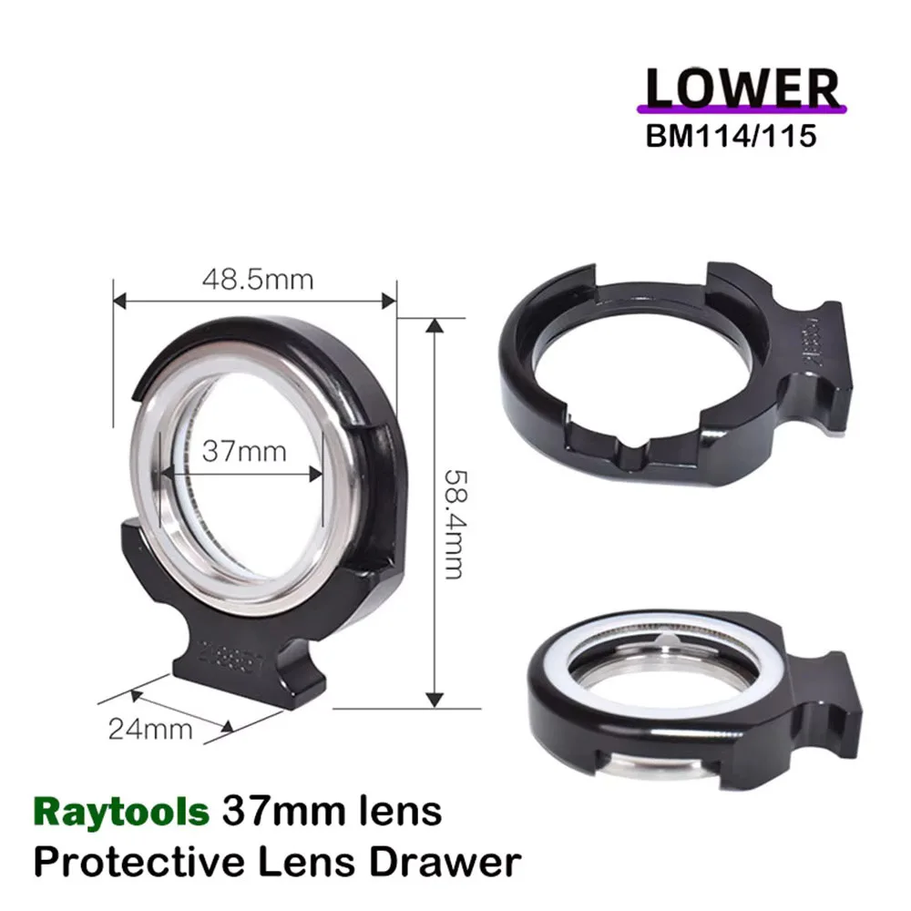 Laserschutzfenster-Basishalterung für Raytools BT240S BM109 BM111 BM110 Faserschneidkopf-Linsenhalterung – Detail 5