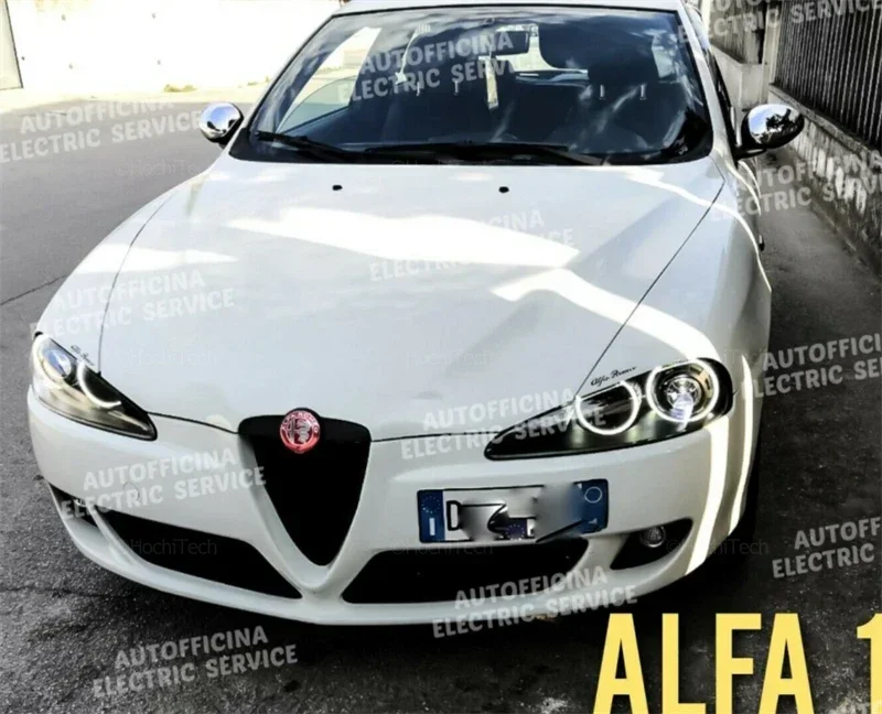 Switchback Cotton Light Rings DRL LED Angel Eyes Kit For Alfa Romeo 147 2005-2010 Cars Headlight Retrofit Car-styling