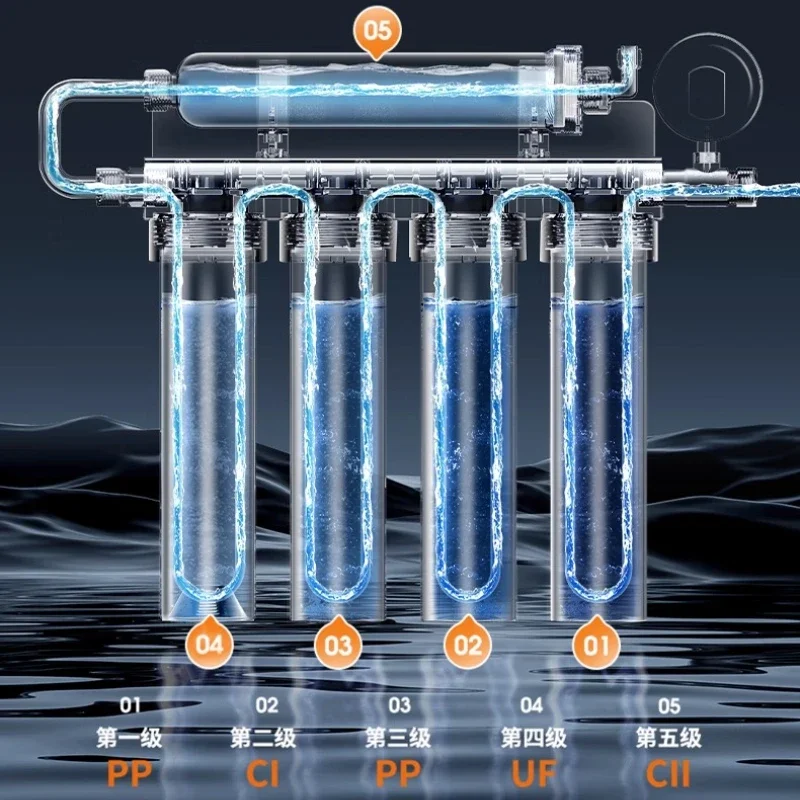 

Water purifier stainless steel household ultrafiltration water purifier direct drinking kitchen tap water purification filter