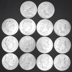 1pc American 1892-1915 Barber 31mm Silver Commemorative Coin Half Dollar Copy Collection Antique Medal Home Decoration Gift