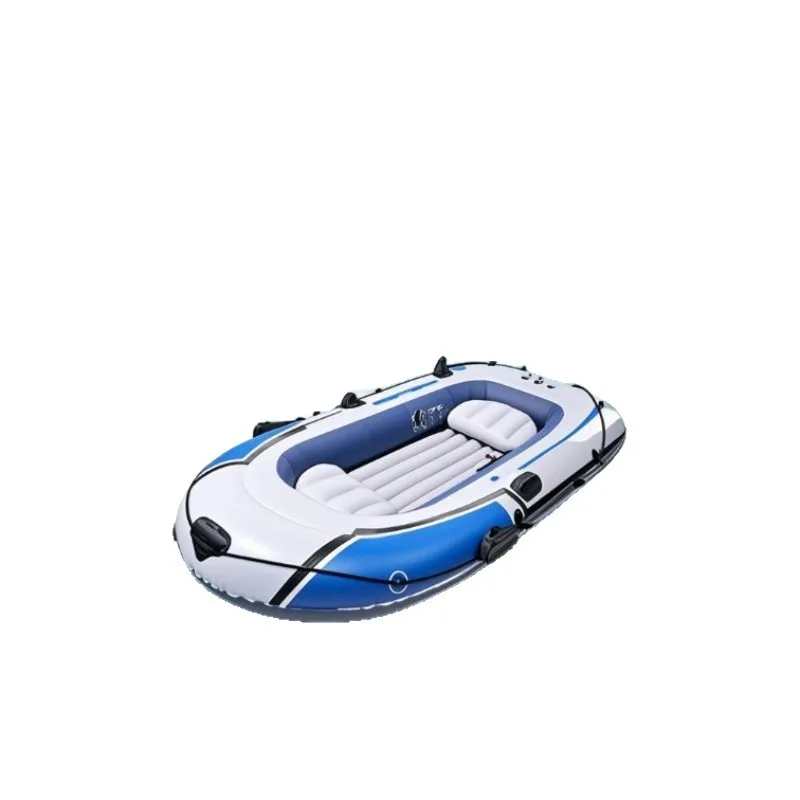 Thickened Inflatable Dinghy For Outdoor Fishing Wear Proof Portable Inflatable Kayak Water Recreation Vessel