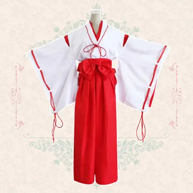 Anime Inuyasha Kikyo Cosplay Women Japanese Korea Clothes Costume Halloween Costume