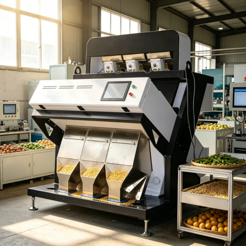 Customized Multifunctional Grain Color Sorter High Efficiency Sorting Machine for Sorghum, Barley and Plastic Materials
