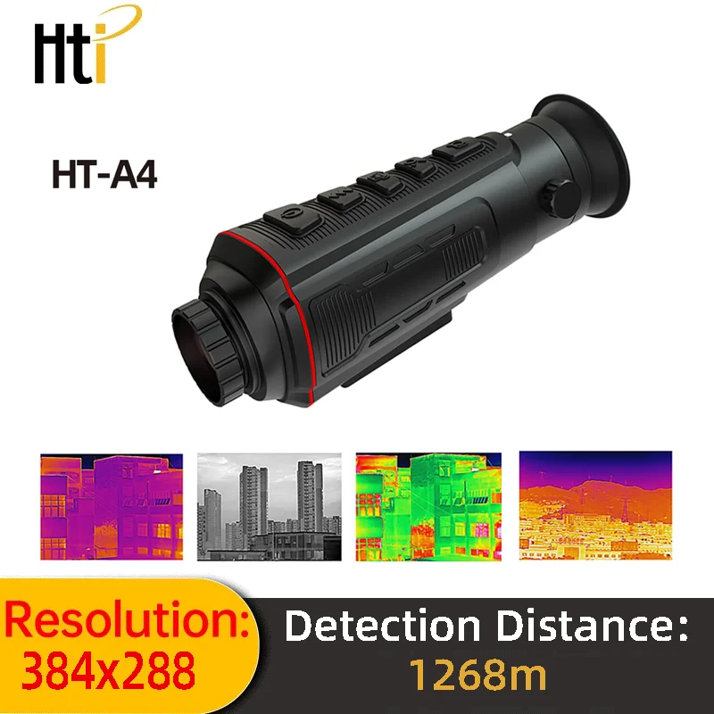 HTi كاميرا حرارية للصيد HT-A4 A11 يوم ليلة تلسكوب أحادي العين أندرويد واي فاي علامة الليزر تهدف الأشعة تحت الحمراء التصوير الحراري