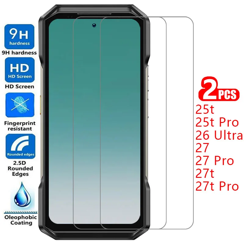screen protector for ulefone armor 25t 27 27t pro 26 ultra protective tempered glass on armor25t armor27 armor27t 25 t t27 film