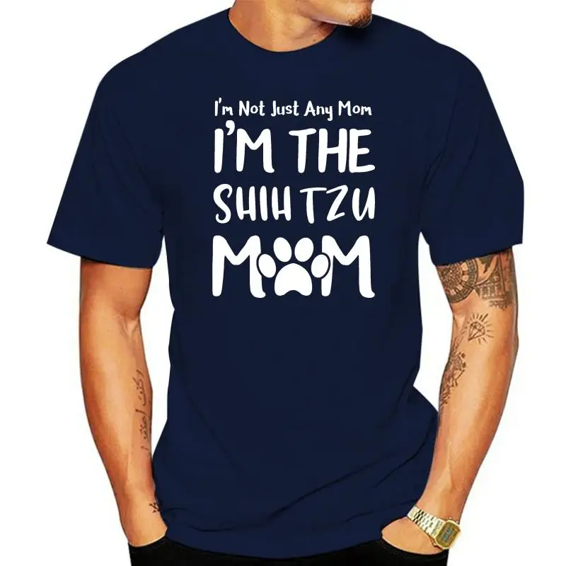 Shih Tzu Mom Shirt Mommy Gift-Women's Mother's Day The T-Shirt-Black